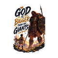 God Is Bigger Than My Giants Anime Sticker | sticker