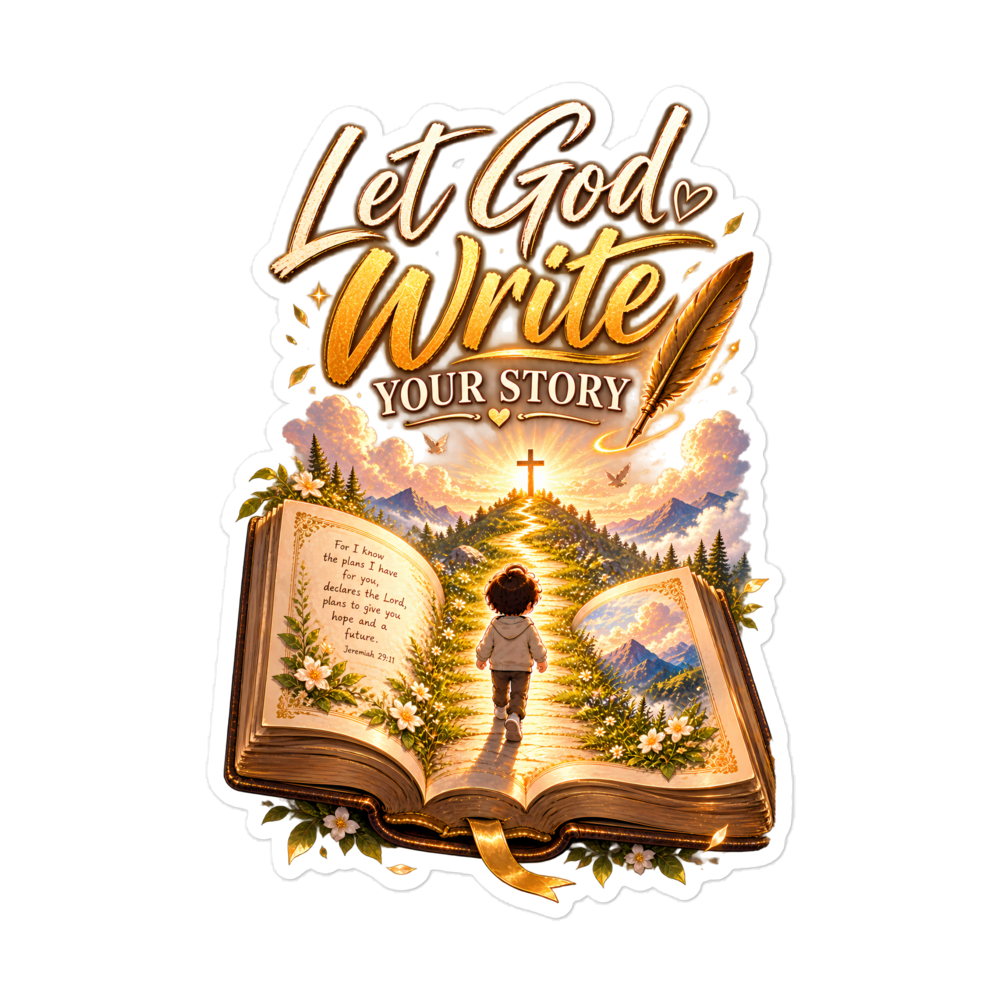 Let God Write Your Story Sticker | sticker