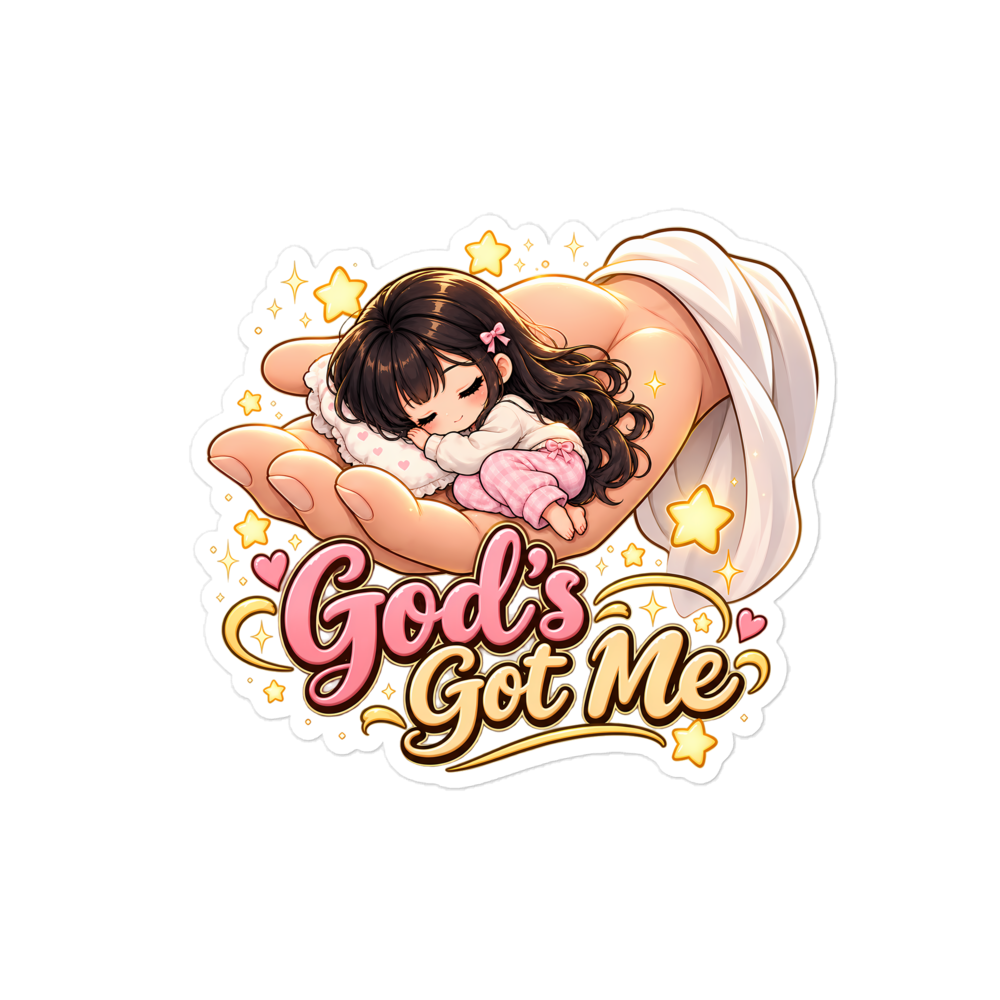 God's Got Me Chibi Sticker | sticker