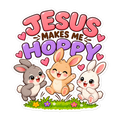 Jesus Makes Me Hoppy Sticker | sticker