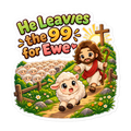 He Leaves The 99 For Ewe Sticker | sticker
