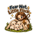 Fear Not Little Flock Sticker | sticker