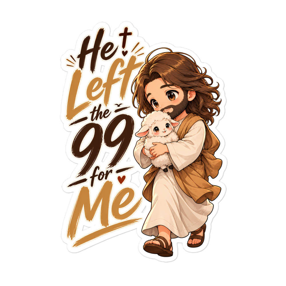 He Left The 99 For Me Sticker | sticker