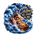He Calms The Storm In Me Sticker | sticker