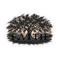 Faith Tree Engraved Sticker | sticker