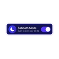 Sabbath Mode Toggle Sticker | sticker