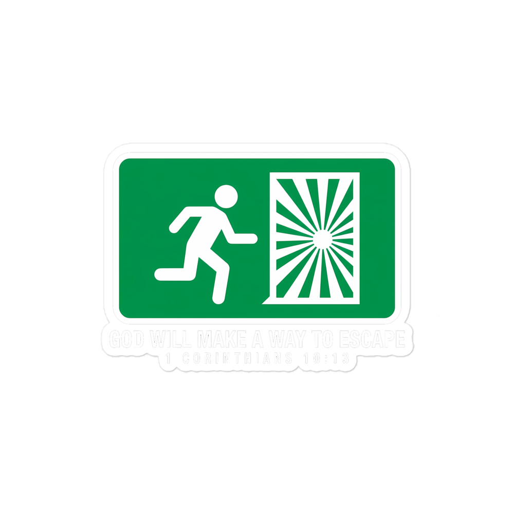 God Will Make A Way To Escape Sticker | sticker