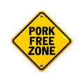 Pork Free Zone Sticker | sticker