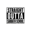 Straight Outta Sabbath School Sticker | sticker