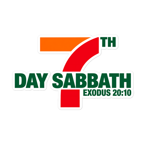 7th Day Sabbath Convenience Store Sticker | sticker