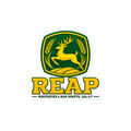 Reap Leaping Deer Badge Sticker | sticker