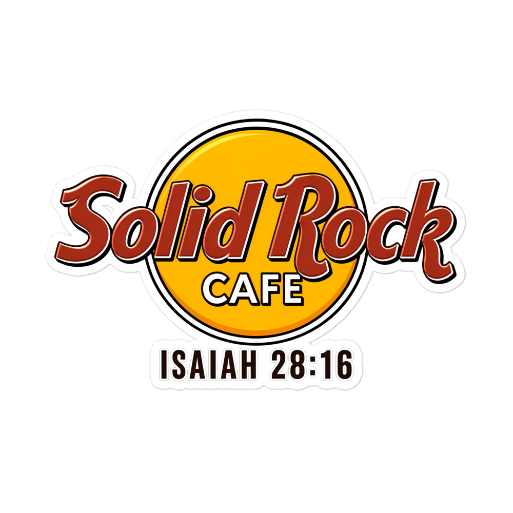 Solid Rock Cafe Sticker | sticker