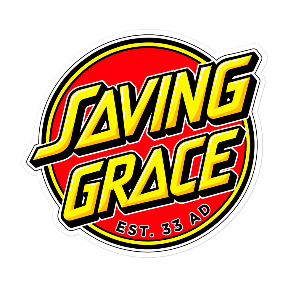 Saving Grace Est. 33 AD Sticker | sticker