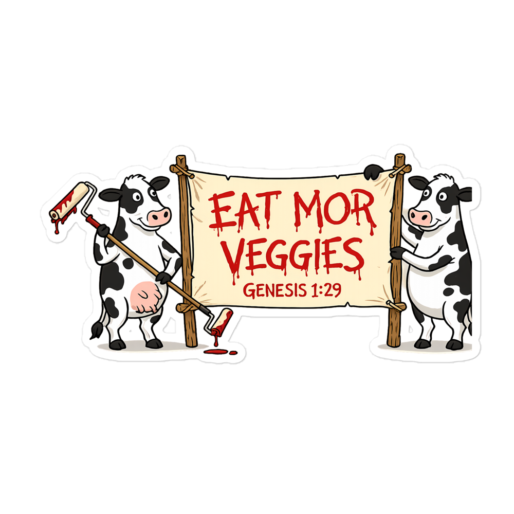 Eat Mor Veggies Sticker | sticker