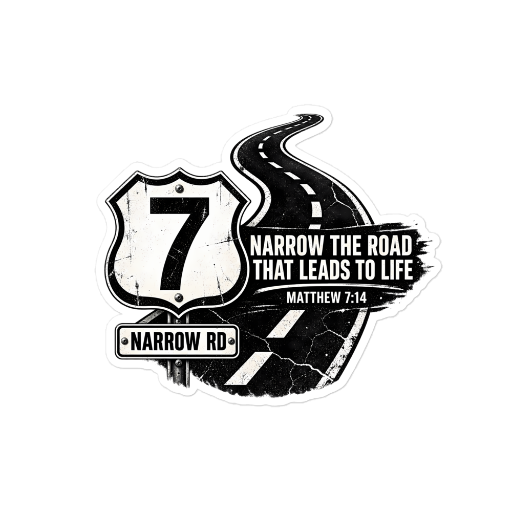 Narrow Road Route 7 Sticker | sticker