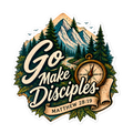 Go Make Disciples Compass Badge Sticker | sticker