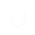 Logo White Sticker