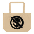 Snrg Logo Black Large Organic Tote Bag