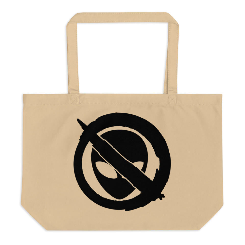 Snrg Logo Black Large Organic Tote Bag