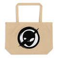Icon In Black White 2x Large Organic Tote Bag