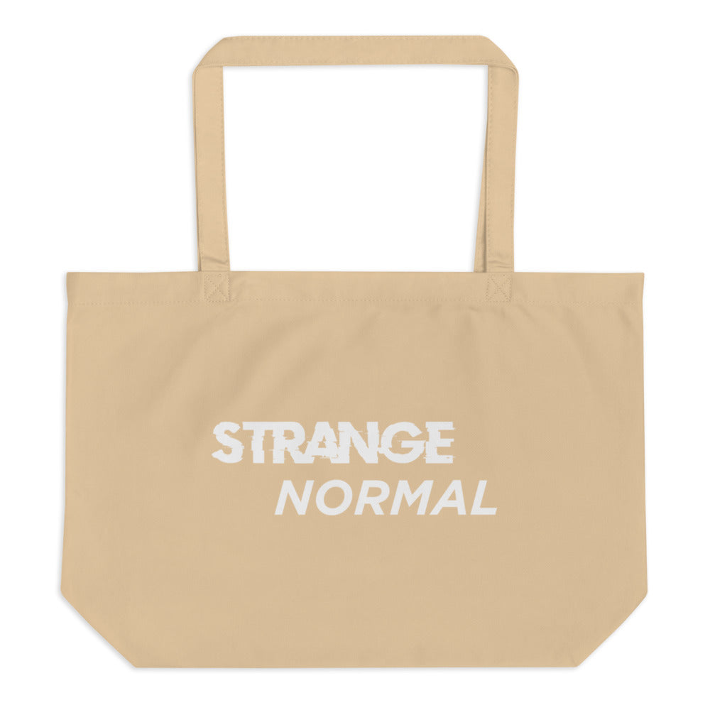 Primary Logo White 4x Large Organic Tote Bag