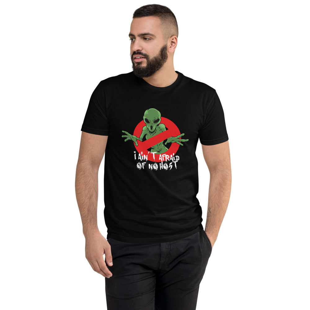 Aint Afraid Alien Men’s Fitted Poly/Cotton T-Shirt
