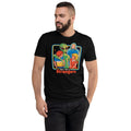 Dont Talk To Strangers Men’s Fitted Poly/Cotton T-Shirt