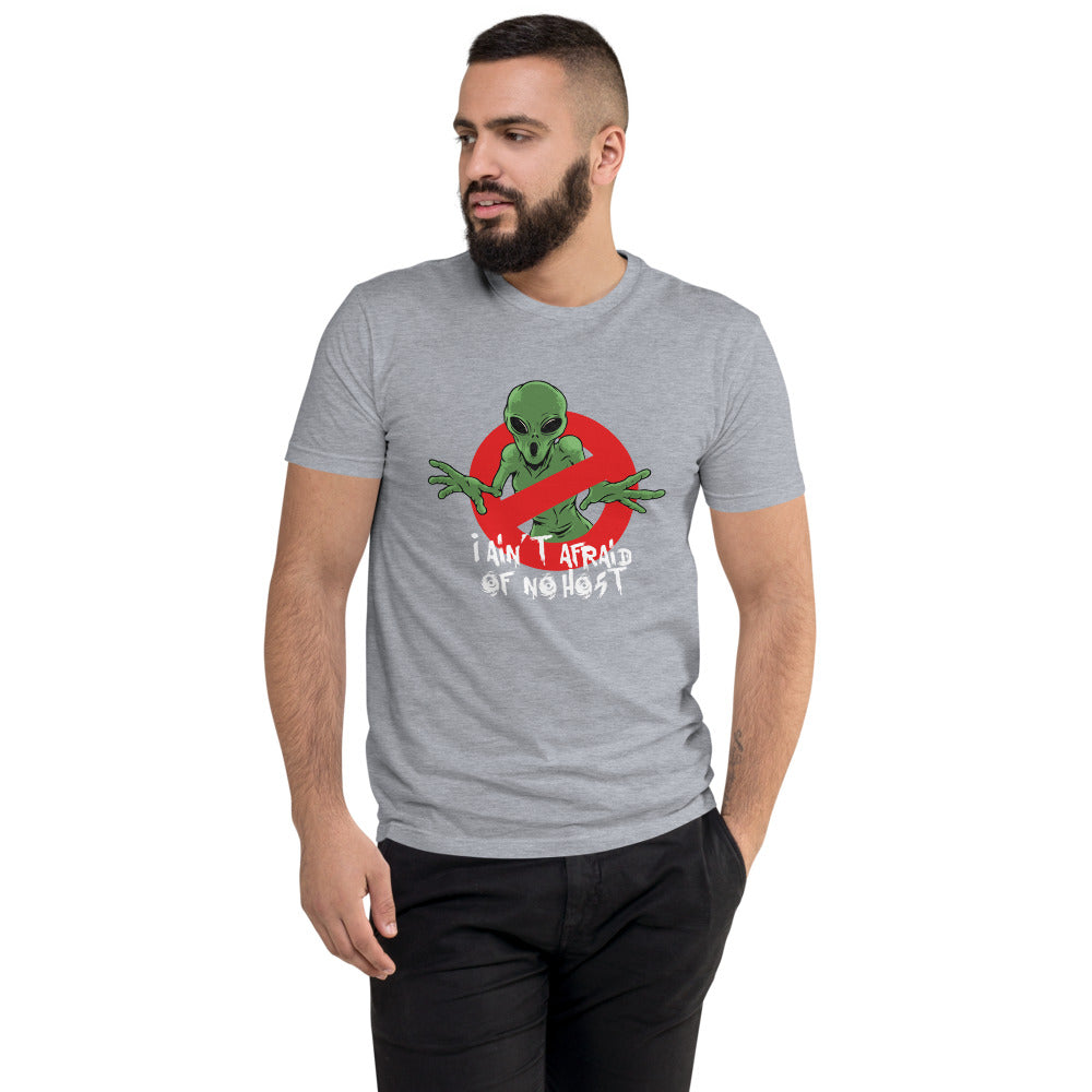 Aint Afraid Alien Men’s Fitted Poly/Cotton T-Shirt