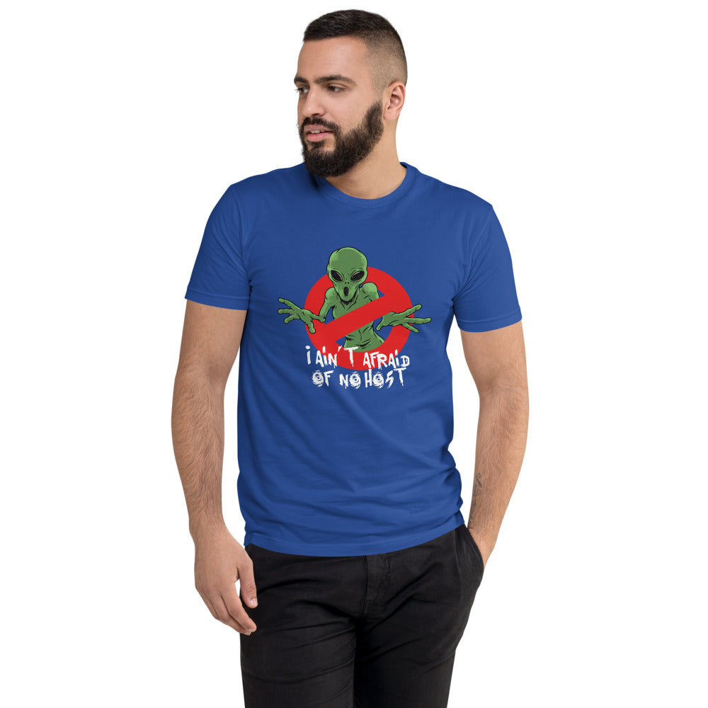 Aint Afraid Alien Men’s Fitted Poly/Cotton T-Shirt