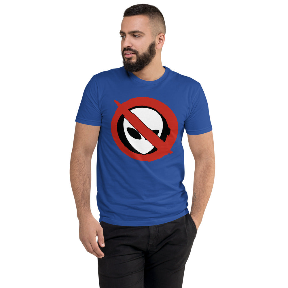 Logo Color Brand Men’s Fitted Poly/Cotton T-Shirt