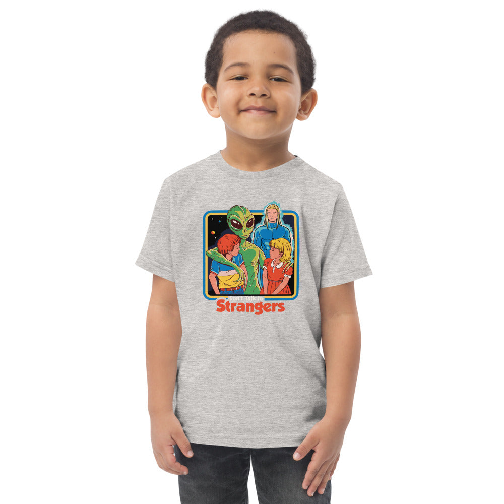 Dont Talk To Strangers Baby Organic T-Shirt
