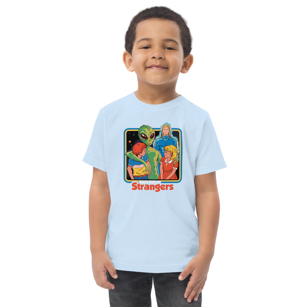 Dont Talk To Strangers Baby Organic T-Shirt
