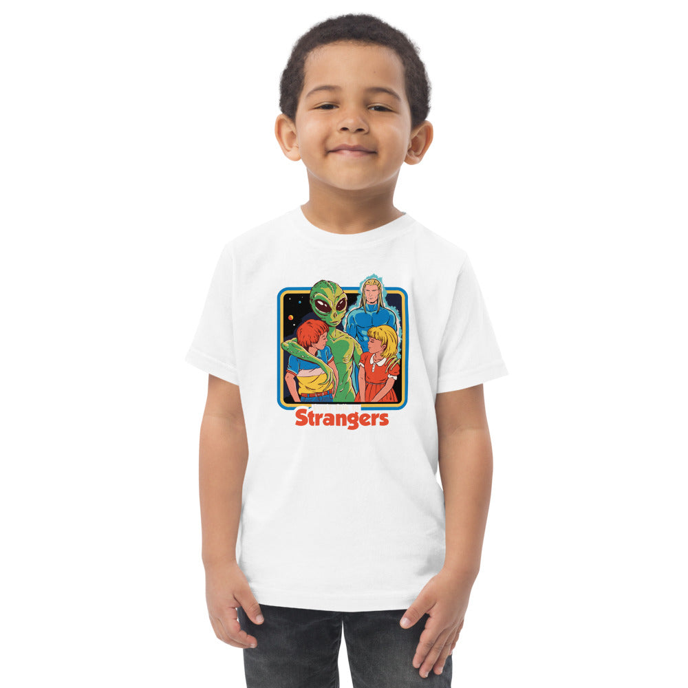 Don't Talk To Strangers Baby Organic T-Shirt