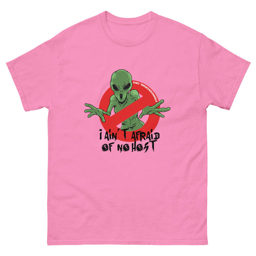 Ain'T Afraid Alien 2 Afraid Alien Men’s Fitted Poly/Cotton T-Shirt | colour: Azalea