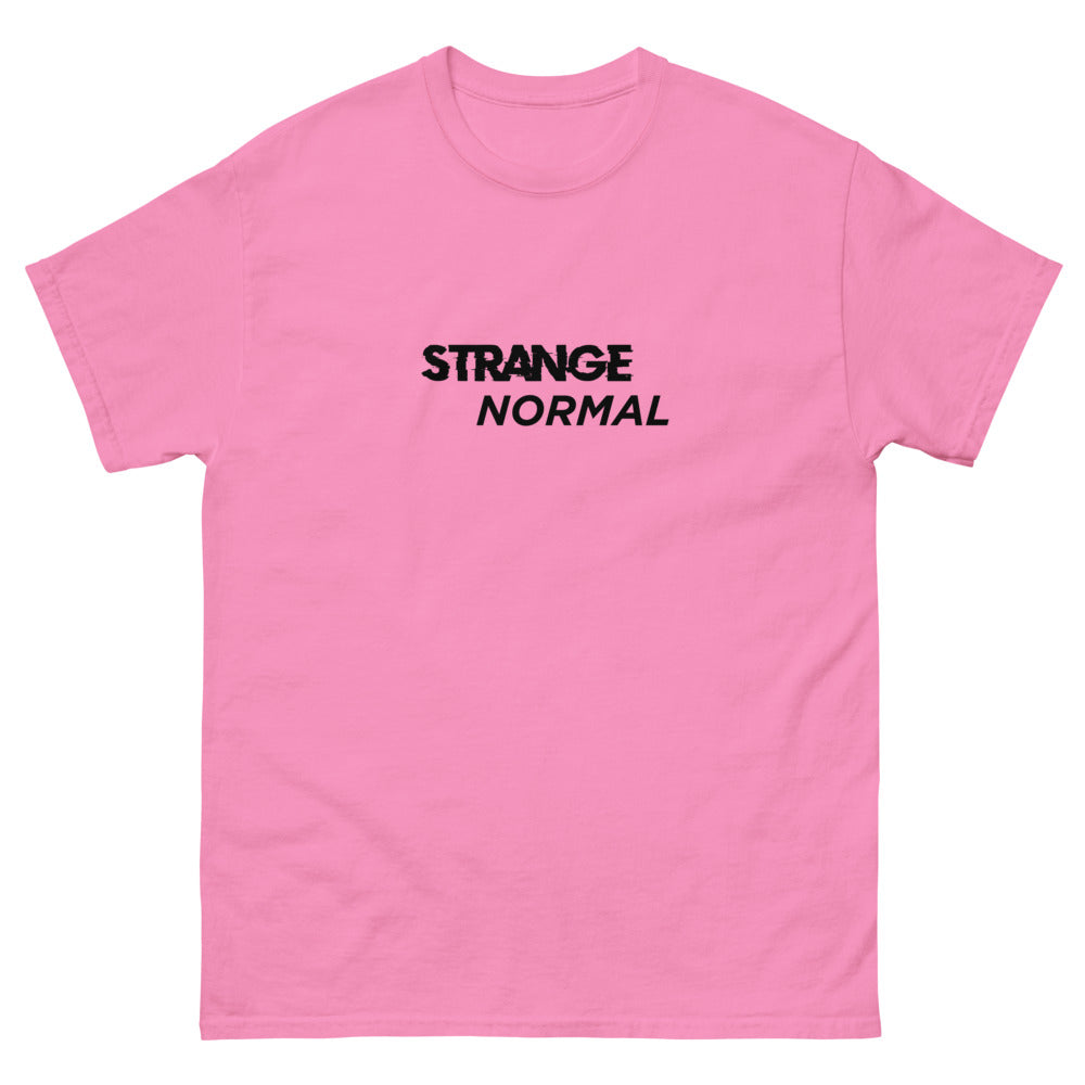 Logo White Men’s Fitted Poly/Cotton T-Shirt | colour: Azalea