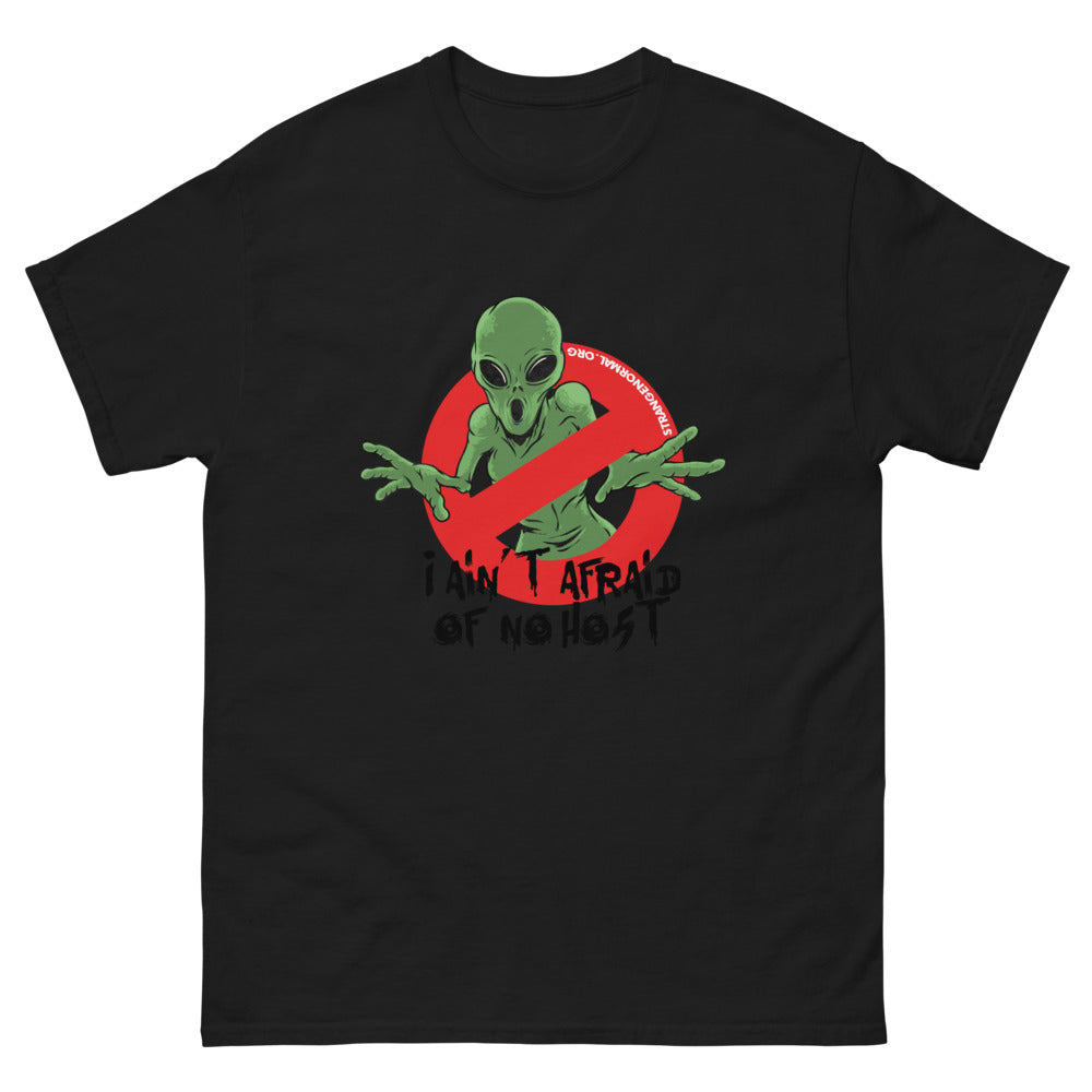 Ain'T Afraid Alien 2 Afraid Alien Men’s Fitted Poly/Cotton T-Shirt | colour: Black
