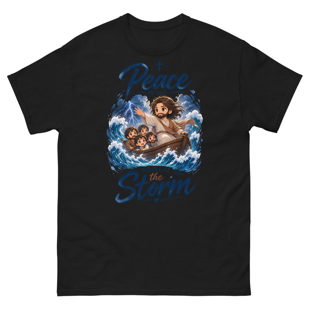 Peace In The Middle Of The Storm T-Shirt | colour: Black