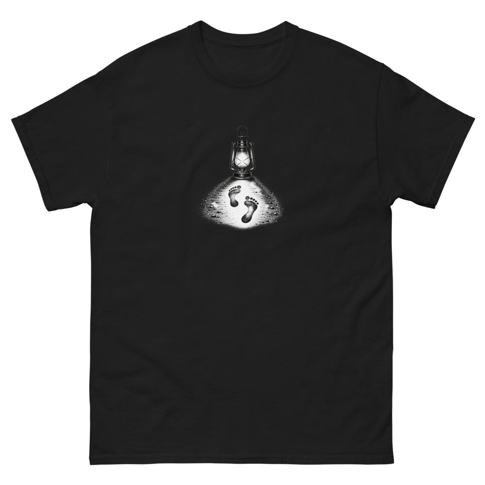 Thy Word Is A Lamp Lantern T-Shirt | colour: Black