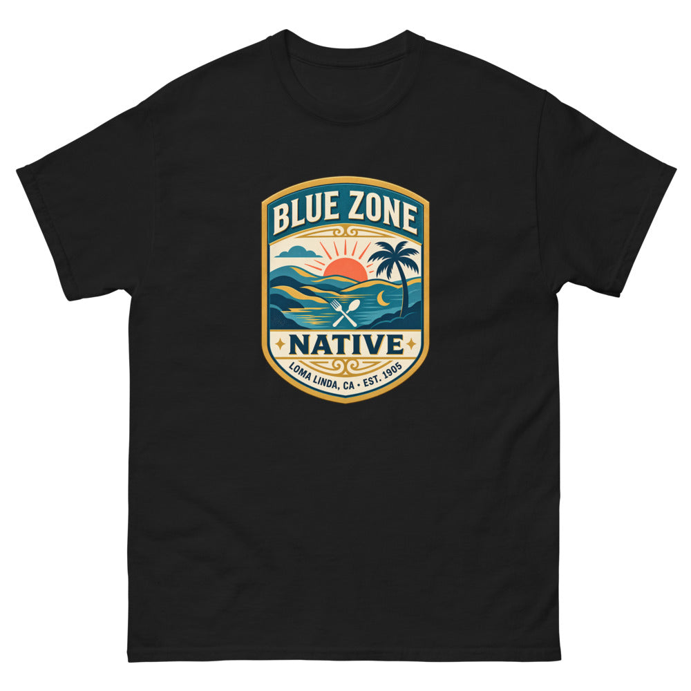 Blue Zone Native Loma Linda T-Shirt | colour: Black