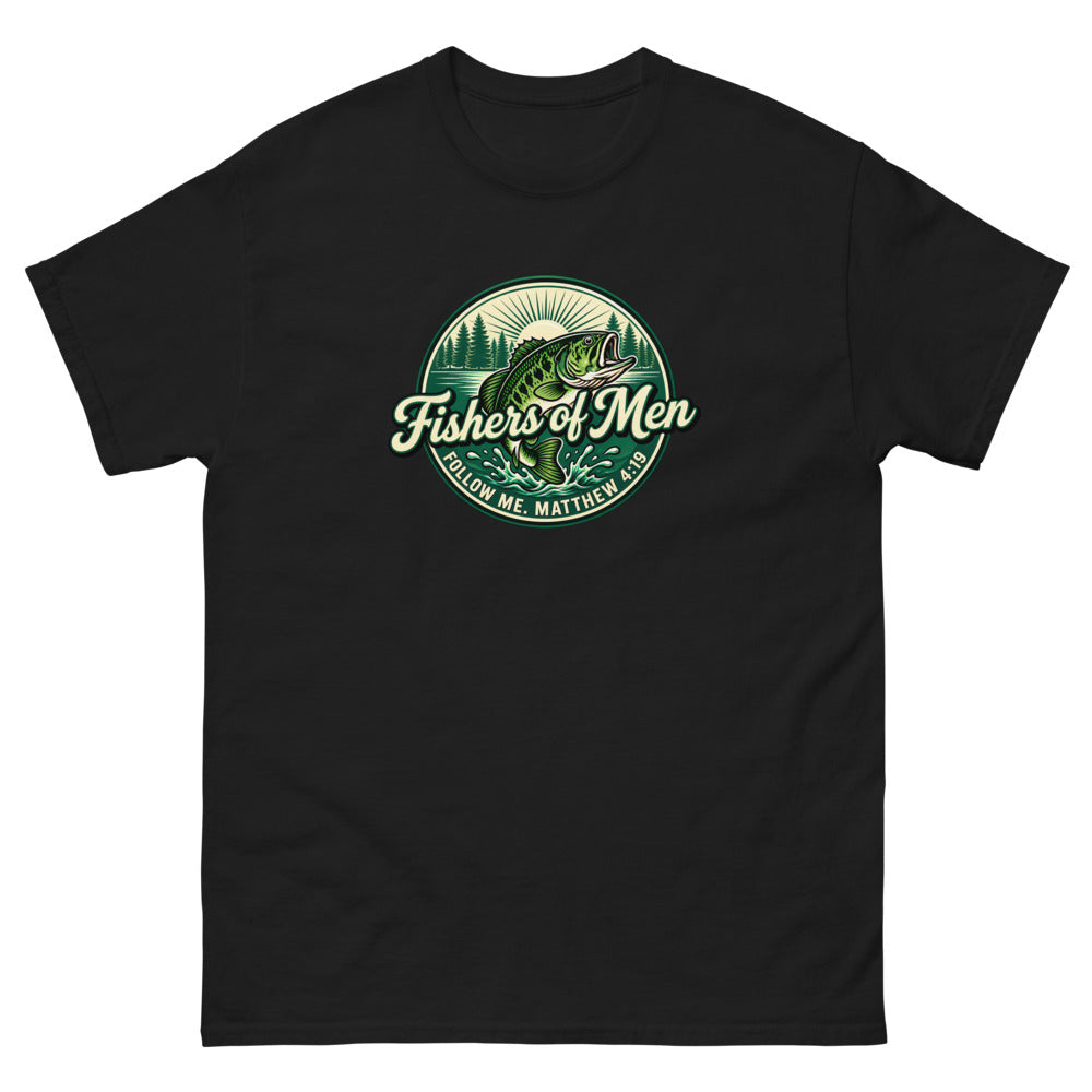 Fishers Of Men Lake Badge T-Shirt | colour: Black