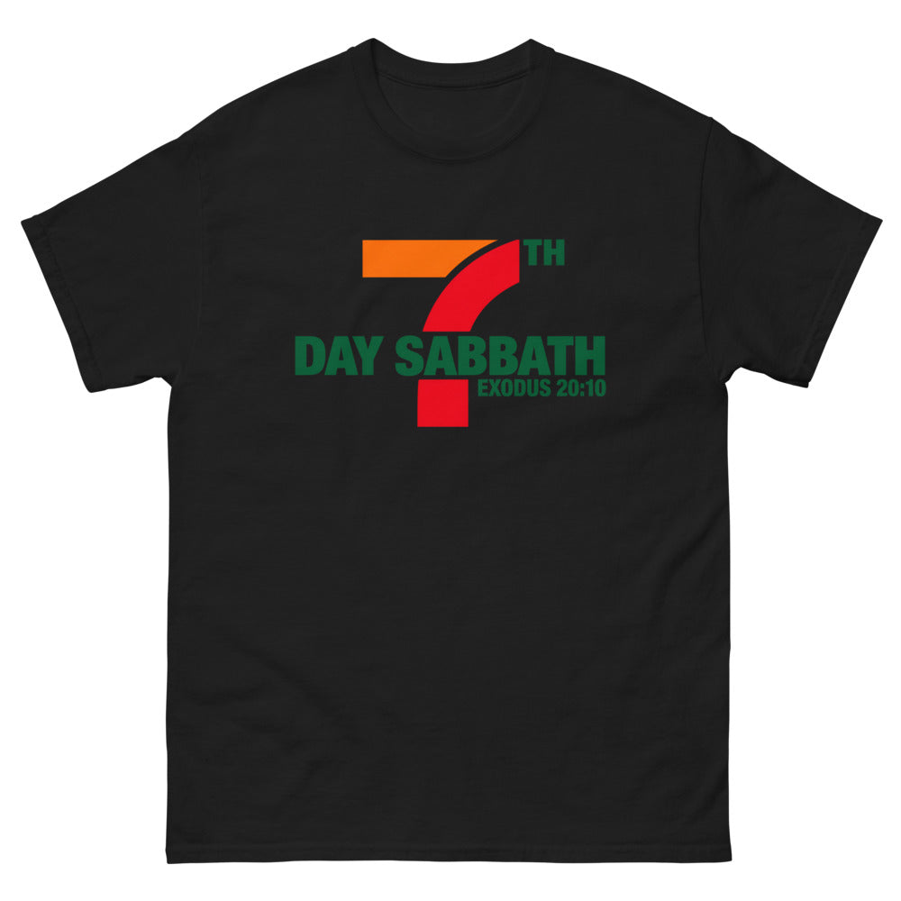 7th Day Sabbath Convenience Store T-Shirt | colour: Black