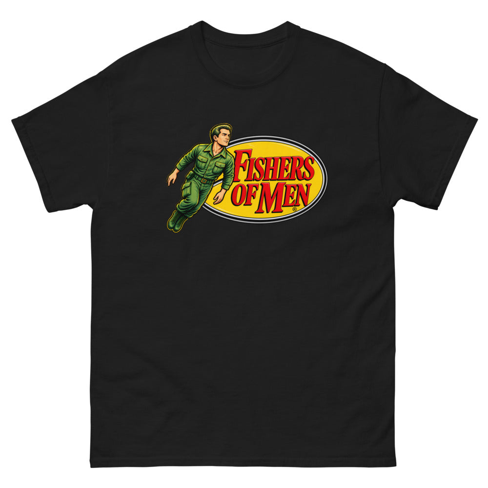 Fishers Of Men Action Figure T-Shirt | colour: Black