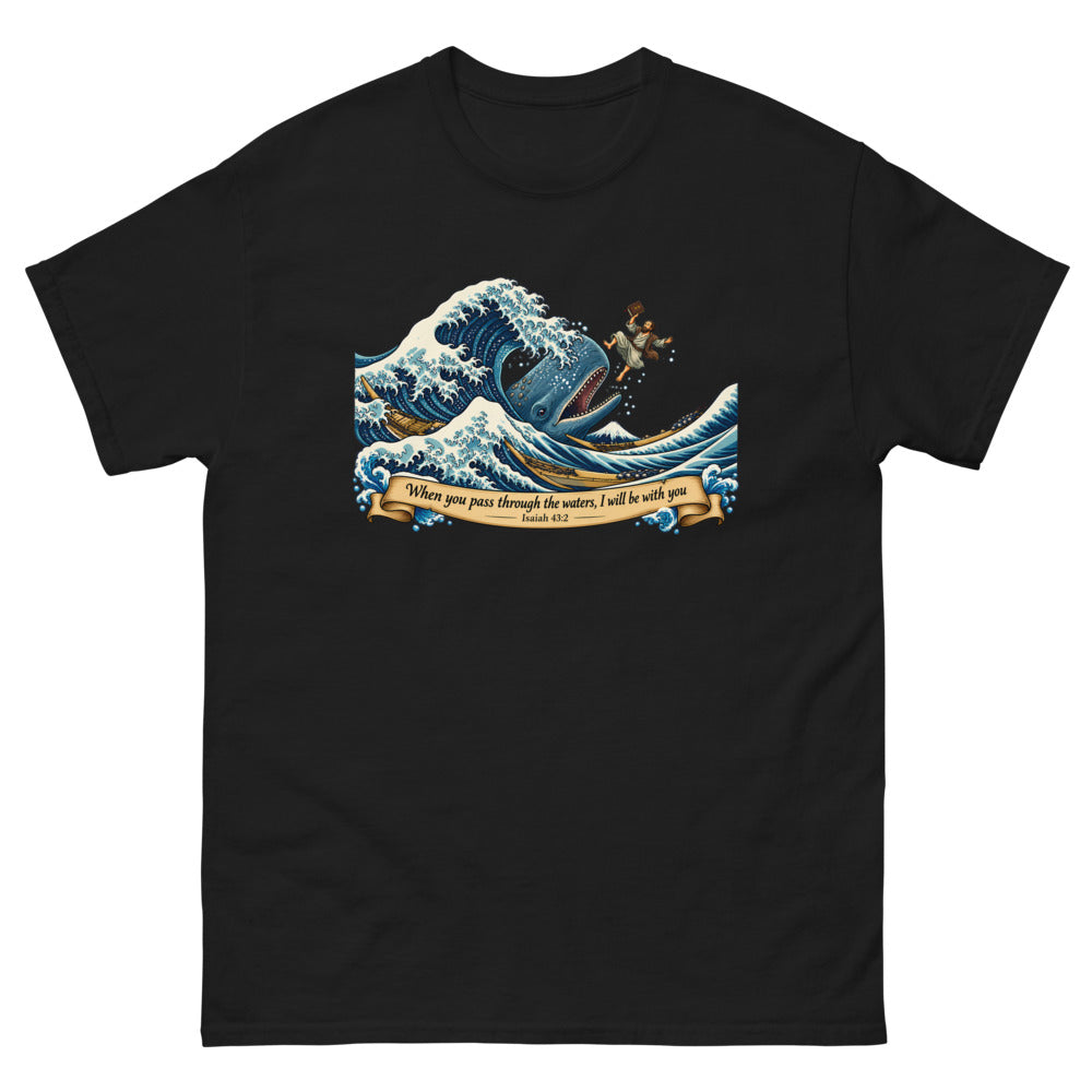 When You Pass Through The Waters T-Shirt | colour: Black