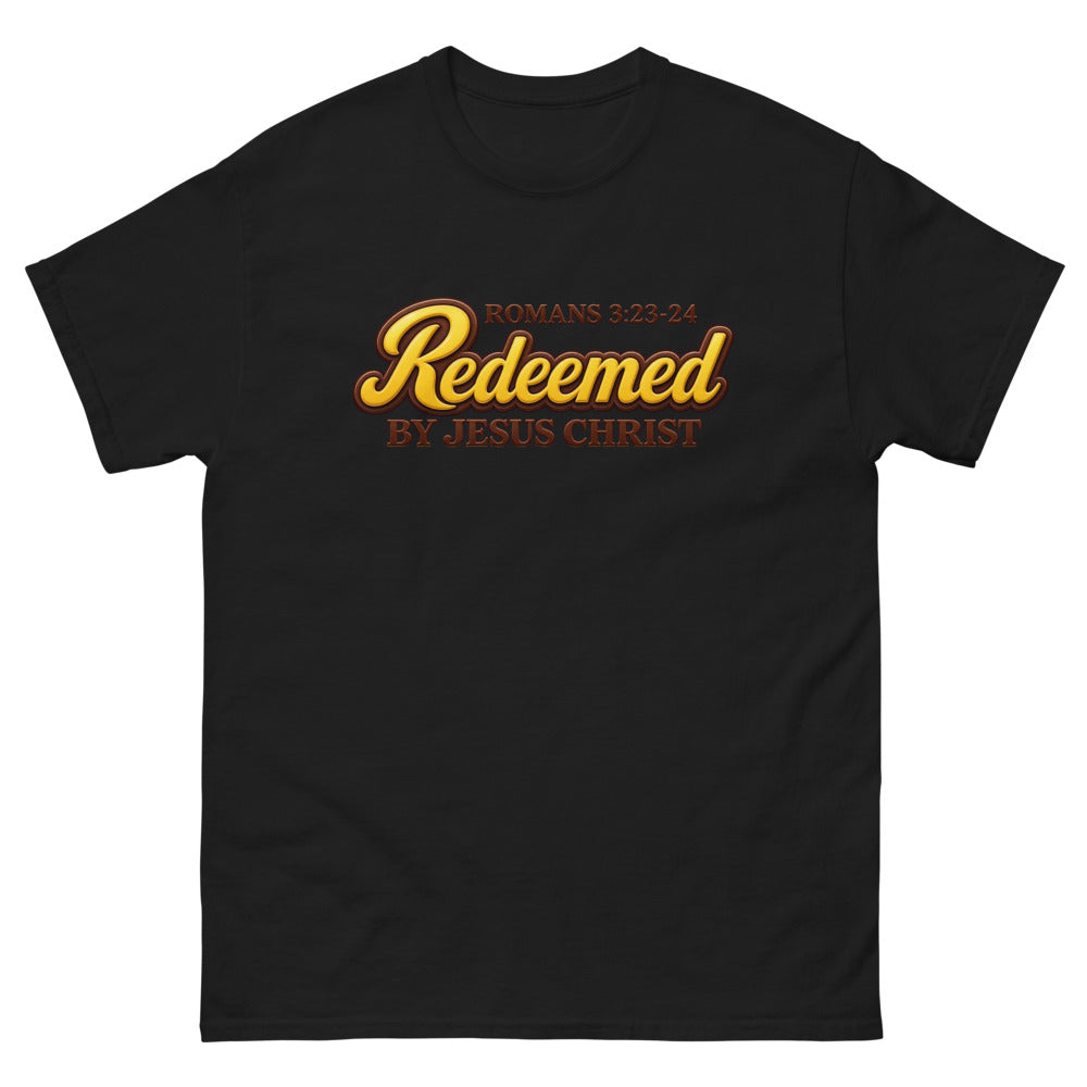 Redeemed Candy Script T-Shirt | colour: Black