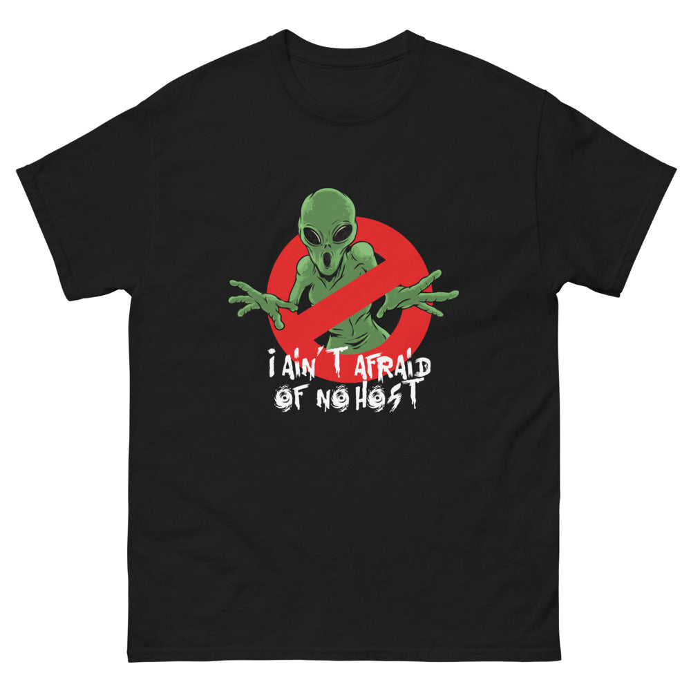 Ain'T Afraid Alien 2 Afraid Alien Men’s Fitted Poly/Cotton T-Shirt | colour: Black