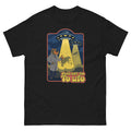 Alien Crime Afraid Alien Men’s Fitted Poly/Cotton T-Shirt | colour: Black