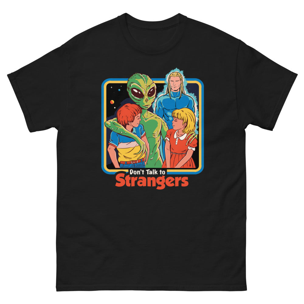 Dont Talk To Strangers Women's T-Shirt | colour: Black