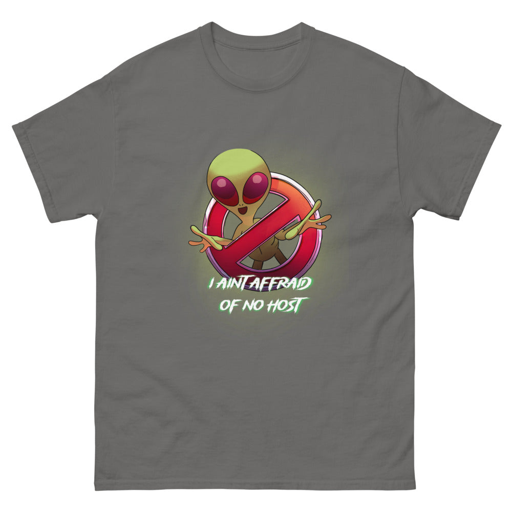 Aint Afraid Alien Men's T-Shirt | colour: Charcoal