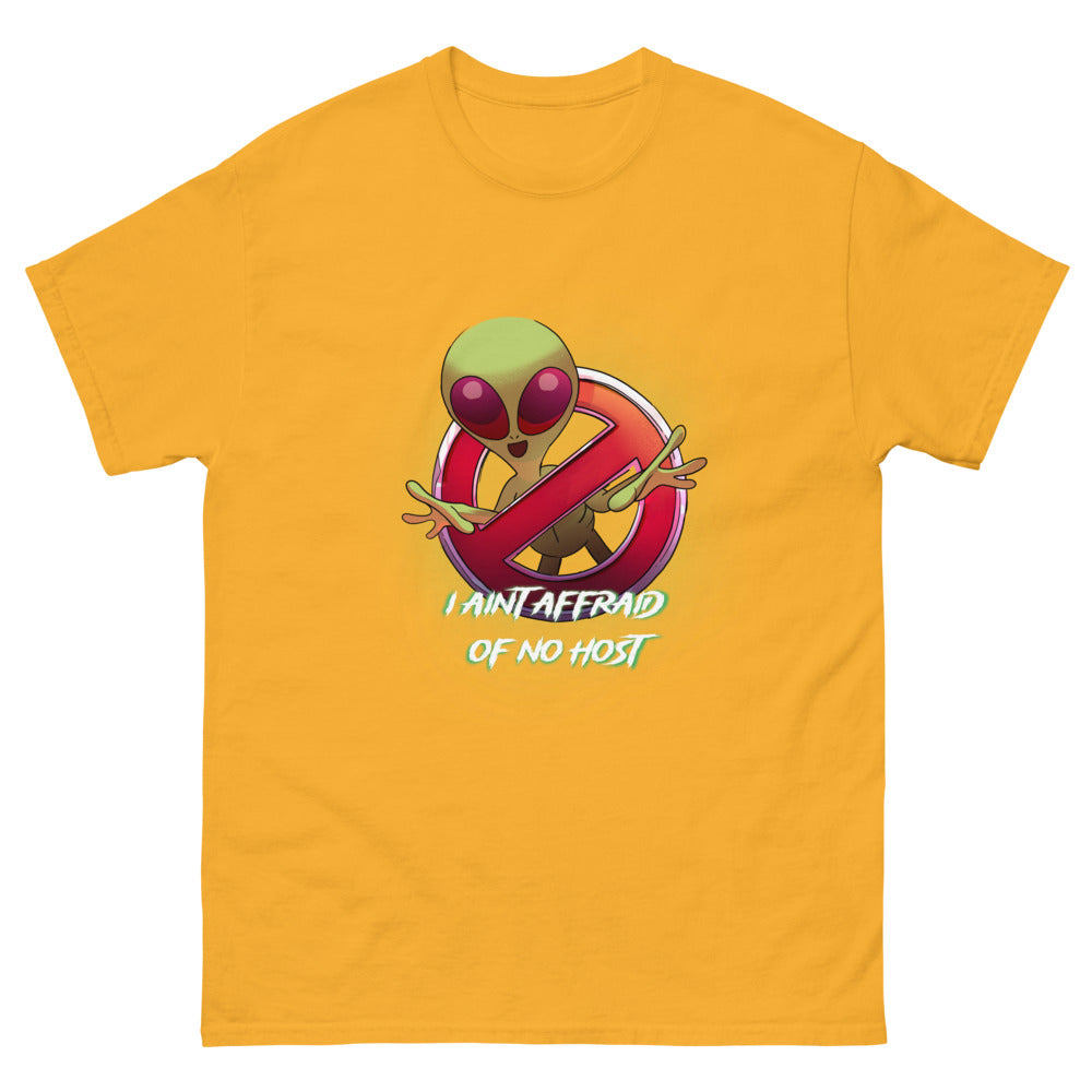 Aint Afraid Alien Men's T-Shirt | colour: Gold