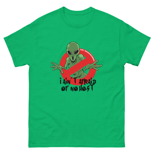 Ain'T Afraid Alien 2 Afraid Alien Men’s Fitted Poly/Cotton T-Shirt | colour: Irish Green